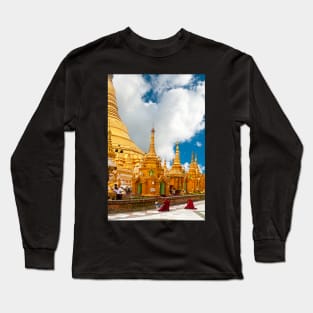 Pagoda Shwedagon Long Sleeve T-Shirt